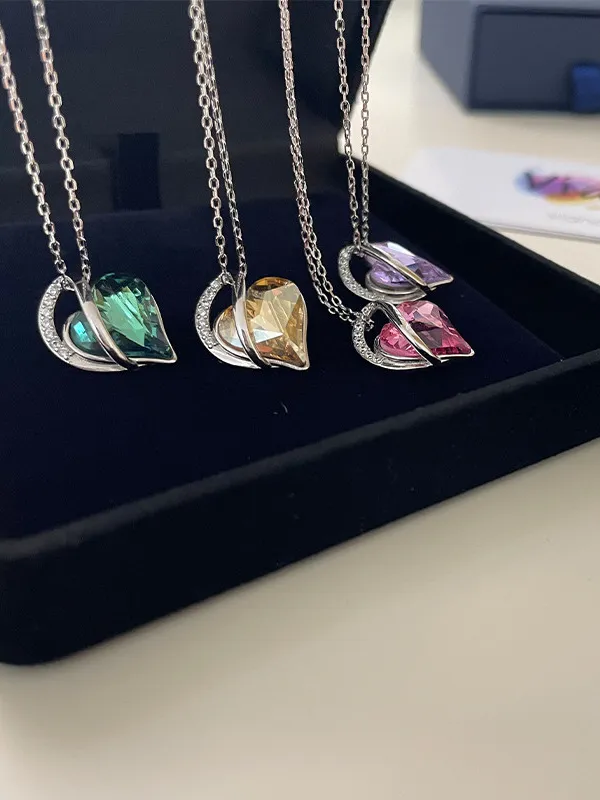 Продукт Колие със Swarovski Любовен блян Изображение